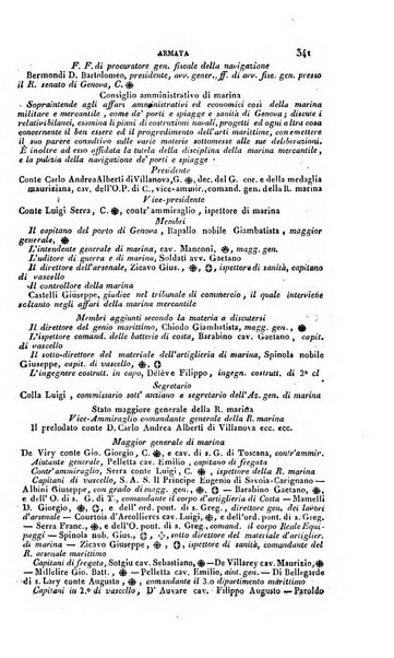 Calendario generale pe' Regii Stati pubblicato con autorità del Governo e con privilegio di S.S.R.M