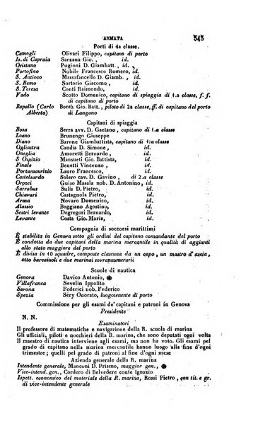 Calendario generale pe' Regii Stati pubblicato con autorità del Governo e con privilegio di S.S.R.M