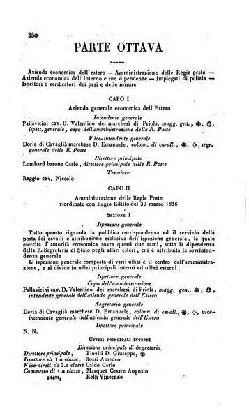 Calendario generale pe' Regii Stati pubblicato con autorità del Governo e con privilegio di S.S.R.M