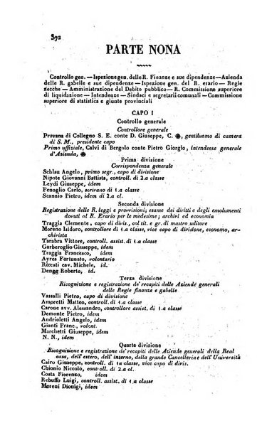 Calendario generale pe' Regii Stati pubblicato con autorità del Governo e con privilegio di S.S.R.M