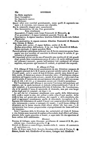 Calendario generale pe' Regii Stati pubblicato con autorità del Governo e con privilegio di S.S.R.M