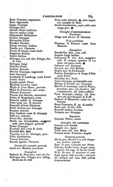 Calendario generale pe' Regii Stati pubblicato con autorità del Governo e con privilegio di S.S.R.M