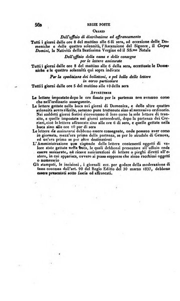 Calendario generale pe' Regii Stati pubblicato con autorità del Governo e con privilegio di S.S.R.M