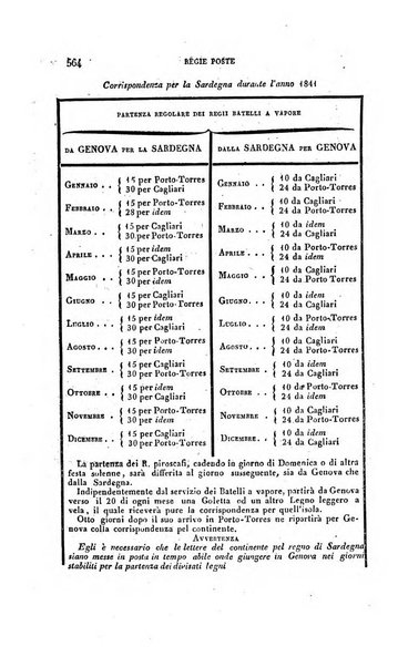 Calendario generale pe' Regii Stati pubblicato con autorità del Governo e con privilegio di S.S.R.M