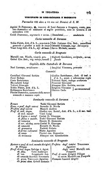 Calendario generale pe' Regii Stati pubblicato con autorità del Governo e con privilegio di S.S.R.M