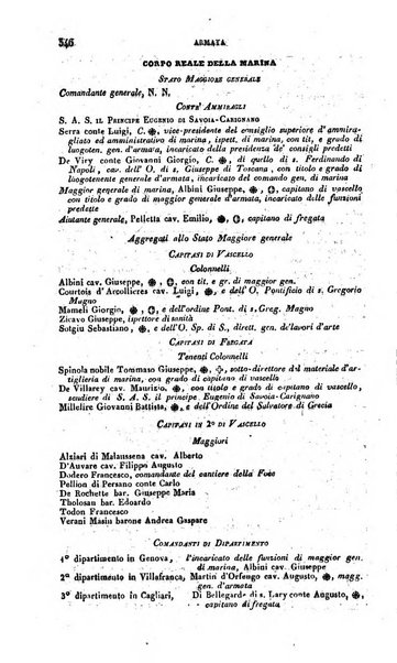 Calendario generale pe' Regii Stati pubblicato con autorità del Governo e con privilegio di S.S.R.M