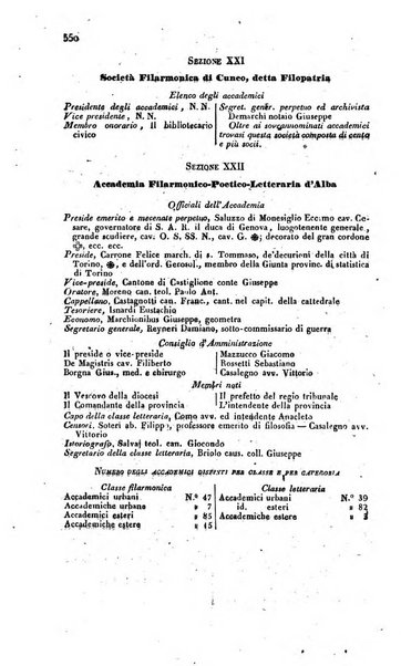 Calendario generale pe' Regii Stati pubblicato con autorità del Governo e con privilegio di S.S.R.M