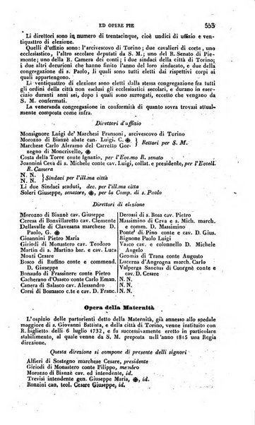 Calendario generale pe' Regii Stati pubblicato con autorità del Governo e con privilegio di S.S.R.M