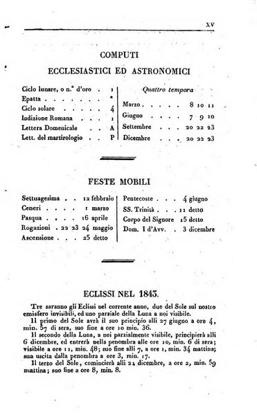 Calendario generale pe' Regii Stati pubblicato con autorità del Governo e con privilegio di S.S.R.M