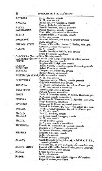 Calendario generale pe' Regii Stati pubblicato con autorità del Governo e con privilegio di S.S.R.M