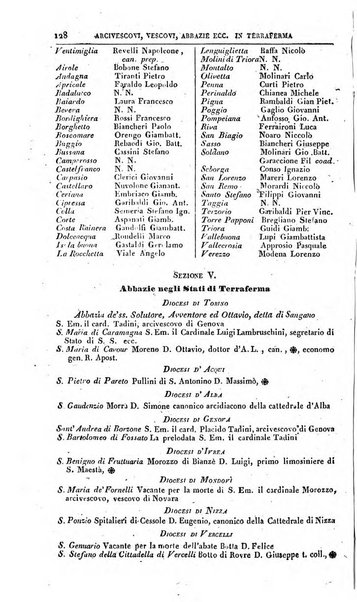 Calendario generale pe' Regii Stati pubblicato con autorità del Governo e con privilegio di S.S.R.M