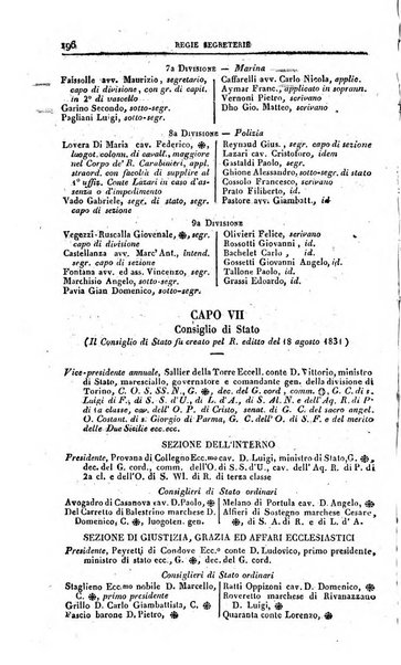 Calendario generale pe' Regii Stati pubblicato con autorità del Governo e con privilegio di S.S.R.M