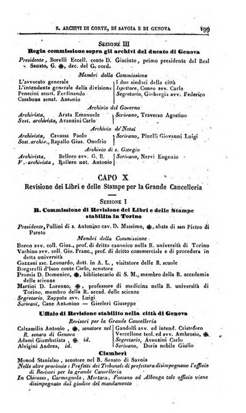 Calendario generale pe' Regii Stati pubblicato con autorità del Governo e con privilegio di S.S.R.M