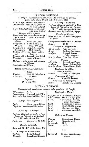 Calendario generale pe' Regii Stati pubblicato con autorità del Governo e con privilegio di S.S.R.M