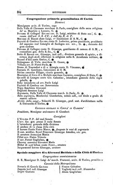 Calendario generale pe' Regii Stati pubblicato con autorità del Governo e con privilegio di S.S.R.M