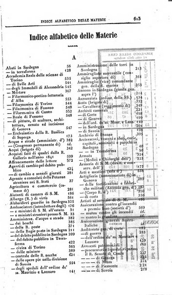 Calendario generale pe' Regii Stati pubblicato con autorità del Governo e con privilegio di S.S.R.M