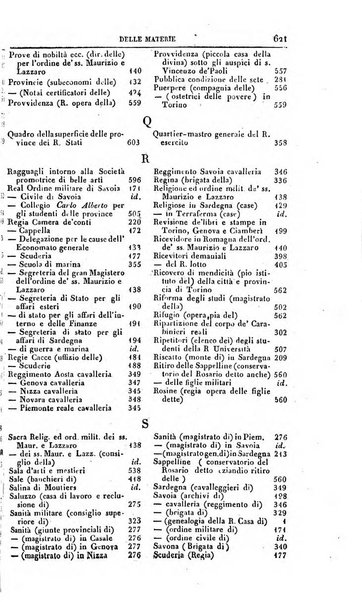 Calendario generale pe' Regii Stati pubblicato con autorità del Governo e con privilegio di S.S.R.M