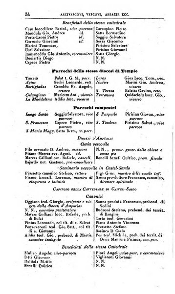 Calendario generale pe' Regii Stati pubblicato con autorità del Governo e con privilegio di S.S.R.M