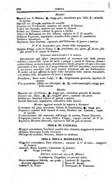 Calendario generale pe' Regii Stati pubblicato con autorità del Governo e con privilegio di S.S.R.M