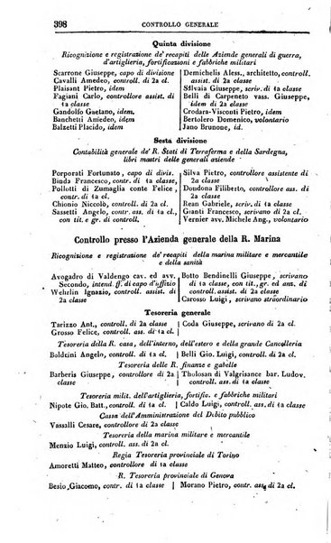 Calendario generale pe' Regii Stati pubblicato con autorità del Governo e con privilegio di S.S.R.M