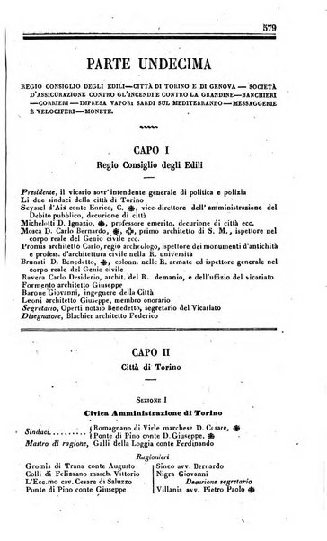 Calendario generale pe' Regii Stati pubblicato con autorità del Governo e con privilegio di S.S.R.M