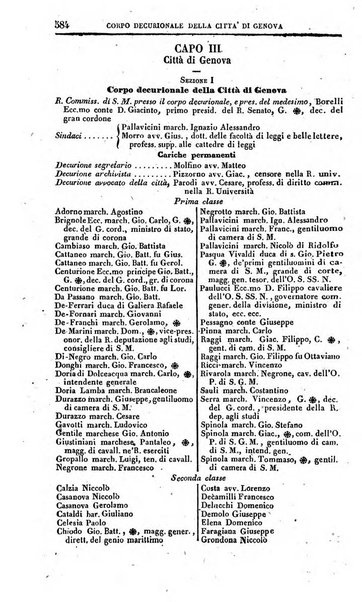 Calendario generale pe' Regii Stati pubblicato con autorità del Governo e con privilegio di S.S.R.M