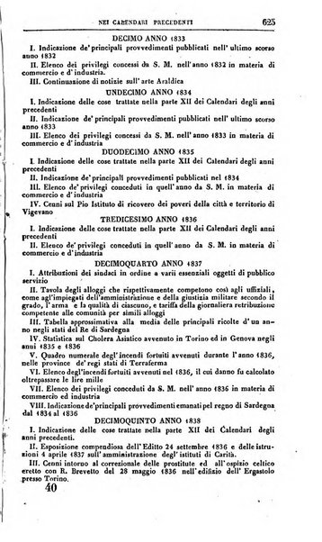 Calendario generale pe' Regii Stati pubblicato con autorità del Governo e con privilegio di S.S.R.M