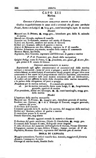 Calendario generale pe' Regii Stati pubblicato con autorità del Governo e con privilegio di S.S.R.M