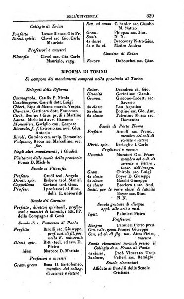 Calendario generale pe' Regii Stati pubblicato con autorità del Governo e con privilegio di S.S.R.M