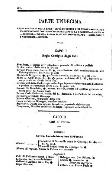 Calendario generale pe' Regii Stati pubblicato con autorità del Governo e con privilegio di S.S.R.M