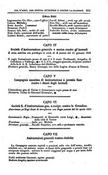 Calendario generale pe' Regii Stati pubblicato con autorità del Governo e con privilegio di S.S.R.M