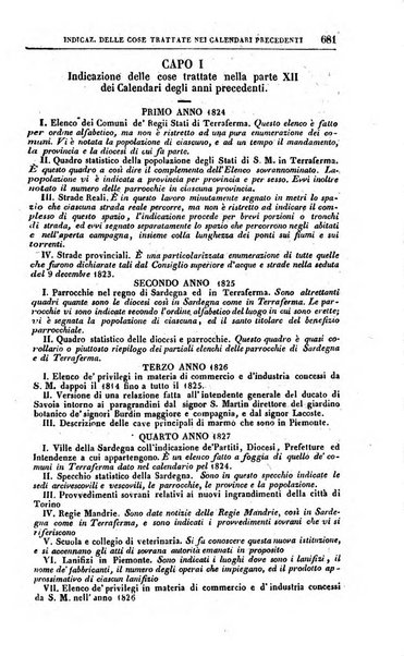 Calendario generale pe' Regii Stati pubblicato con autorità del Governo e con privilegio di S.S.R.M