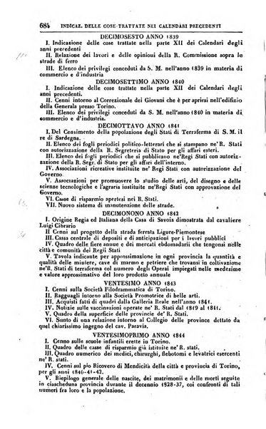 Calendario generale pe' Regii Stati pubblicato con autorità del Governo e con privilegio di S.S.R.M