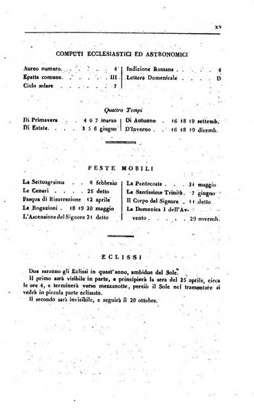 Calendario generale pe' Regii Stati pubblicato con autorità del Governo e con privilegio di S.S.R.M