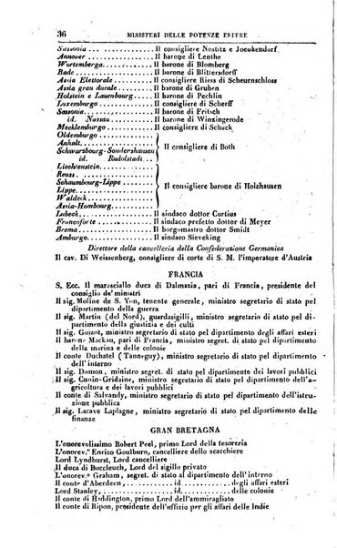 Calendario generale pe' Regii Stati pubblicato con autorità del Governo e con privilegio di S.S.R.M