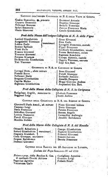 Calendario generale pe' Regii Stati pubblicato con autorità del Governo e con privilegio di S.S.R.M