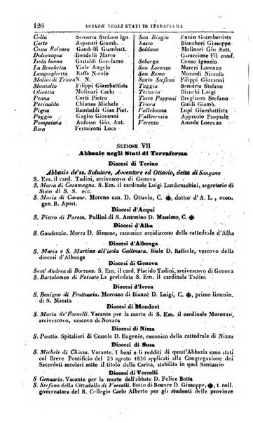 Calendario generale pe' Regii Stati pubblicato con autorità del Governo e con privilegio di S.S.R.M