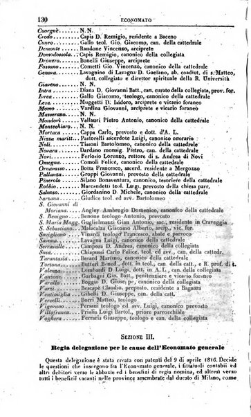 Calendario generale pe' Regii Stati pubblicato con autorità del Governo e con privilegio di S.S.R.M