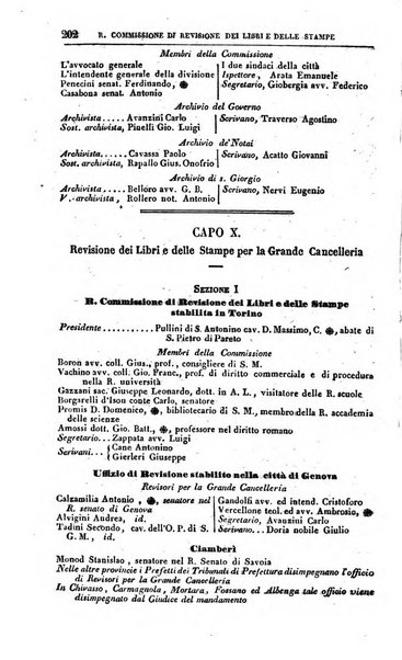 Calendario generale pe' Regii Stati pubblicato con autorità del Governo e con privilegio di S.S.R.M