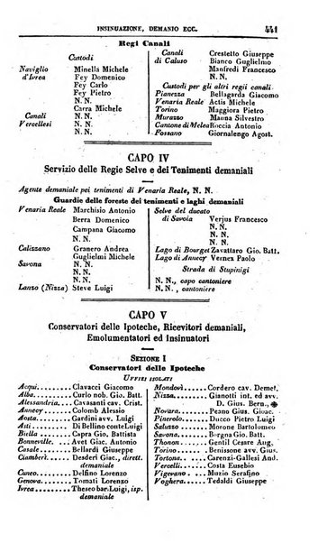 Calendario generale pe' Regii Stati pubblicato con autorità del Governo e con privilegio di S.S.R.M