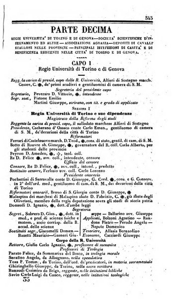 Calendario generale pe' Regii Stati pubblicato con autorità del Governo e con privilegio di S.S.R.M