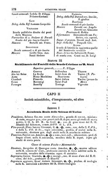 Calendario generale pe' Regii Stati pubblicato con autorità del Governo e con privilegio di S.S.R.M