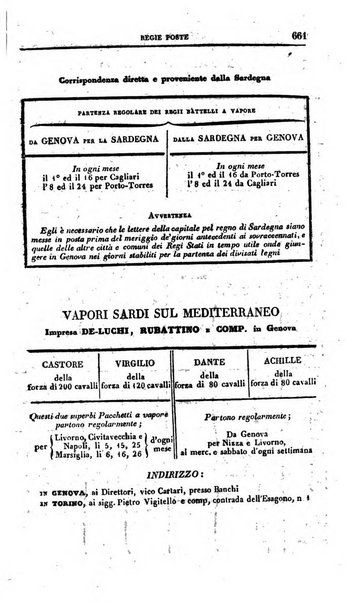 Calendario generale pe' Regii Stati pubblicato con autorità del Governo e con privilegio di S.S.R.M