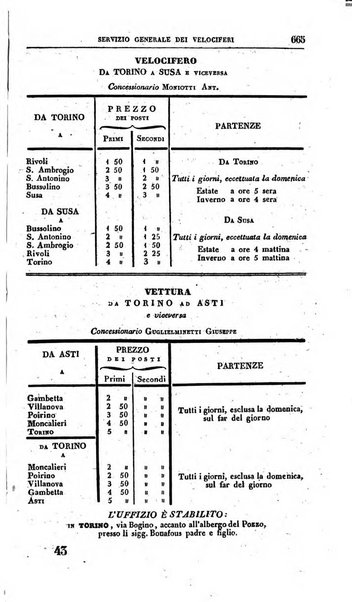 Calendario generale pe' Regii Stati pubblicato con autorità del Governo e con privilegio di S.S.R.M