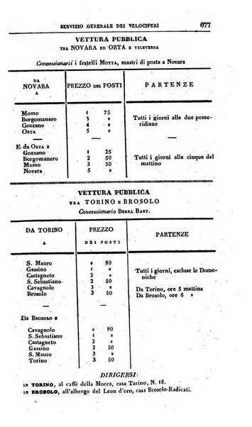 Calendario generale pe' Regii Stati pubblicato con autorità del Governo e con privilegio di S.S.R.M