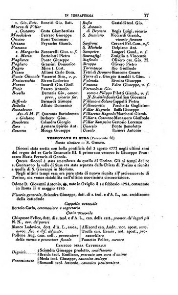 Calendario generale pe' Regii Stati pubblicato con autorità del Governo e con privilegio di S.S.R.M