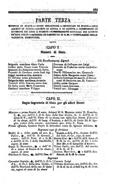 Calendario generale pe' Regii Stati pubblicato con autorità del Governo e con privilegio di S.S.R.M