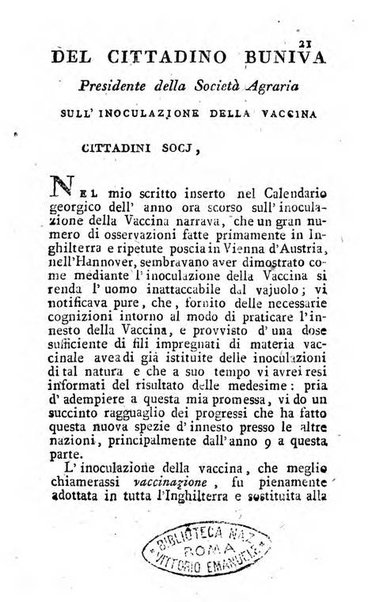 Calendario georgico della Società agraria subalpina per l'anno ...