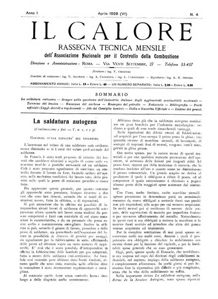 Il calore rassegna tecnica mensile dell'Associazione nazionale per il controllo della combustione