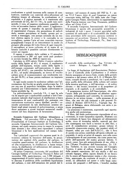 Il calore rassegna tecnica mensile dell'Associazione nazionale per il controllo della combustione